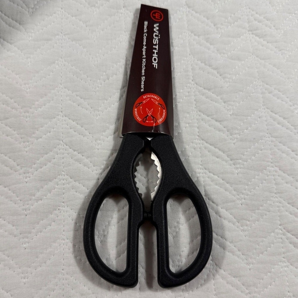 Wüsthof Black Come Apart‎ Kitchen Scissors Shears Stainless Steel Blades 8" NEW